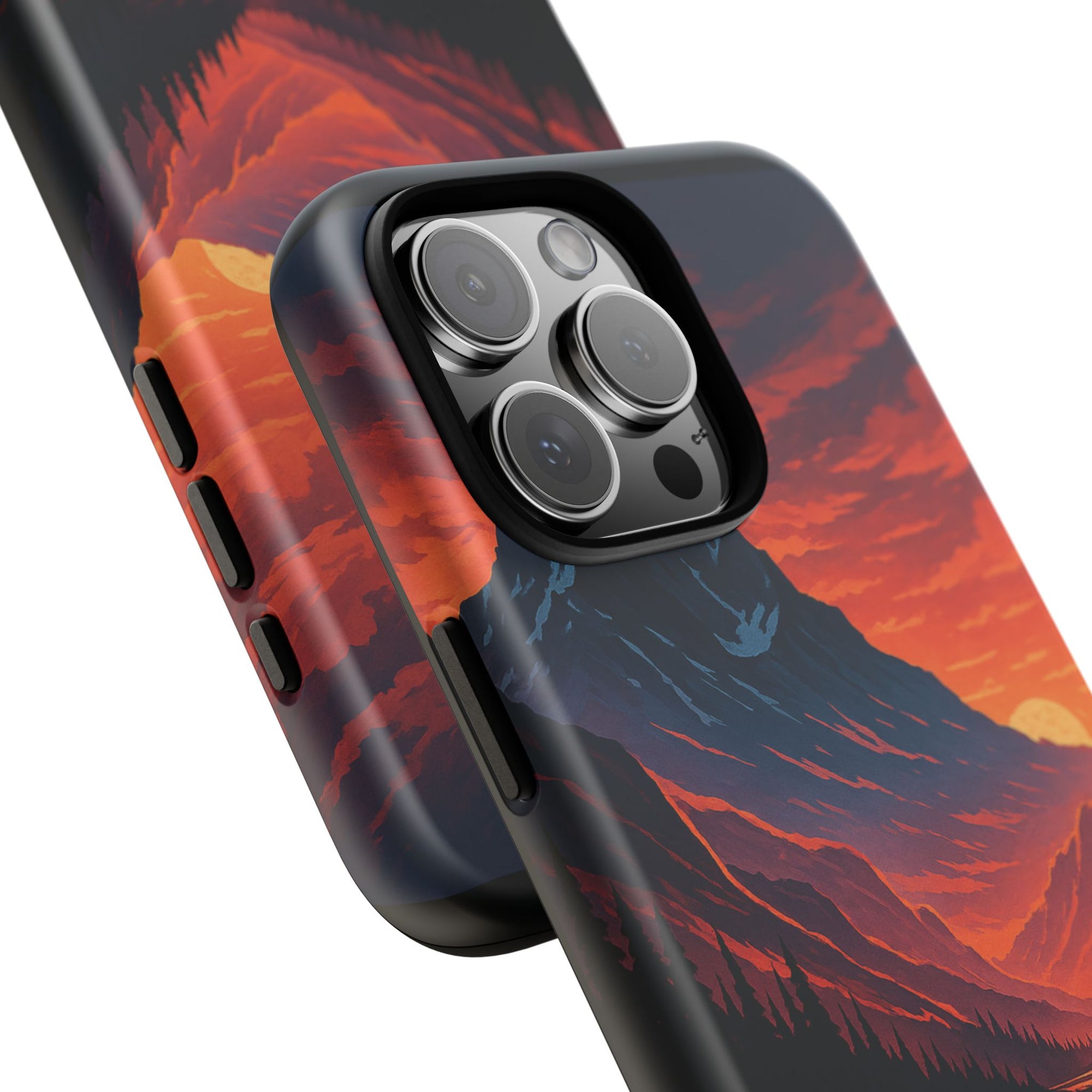 Mountain Sunset Phone Case, Nature Inspired Case, Tough Cases, Gift for Adventurers, Phone Accessories