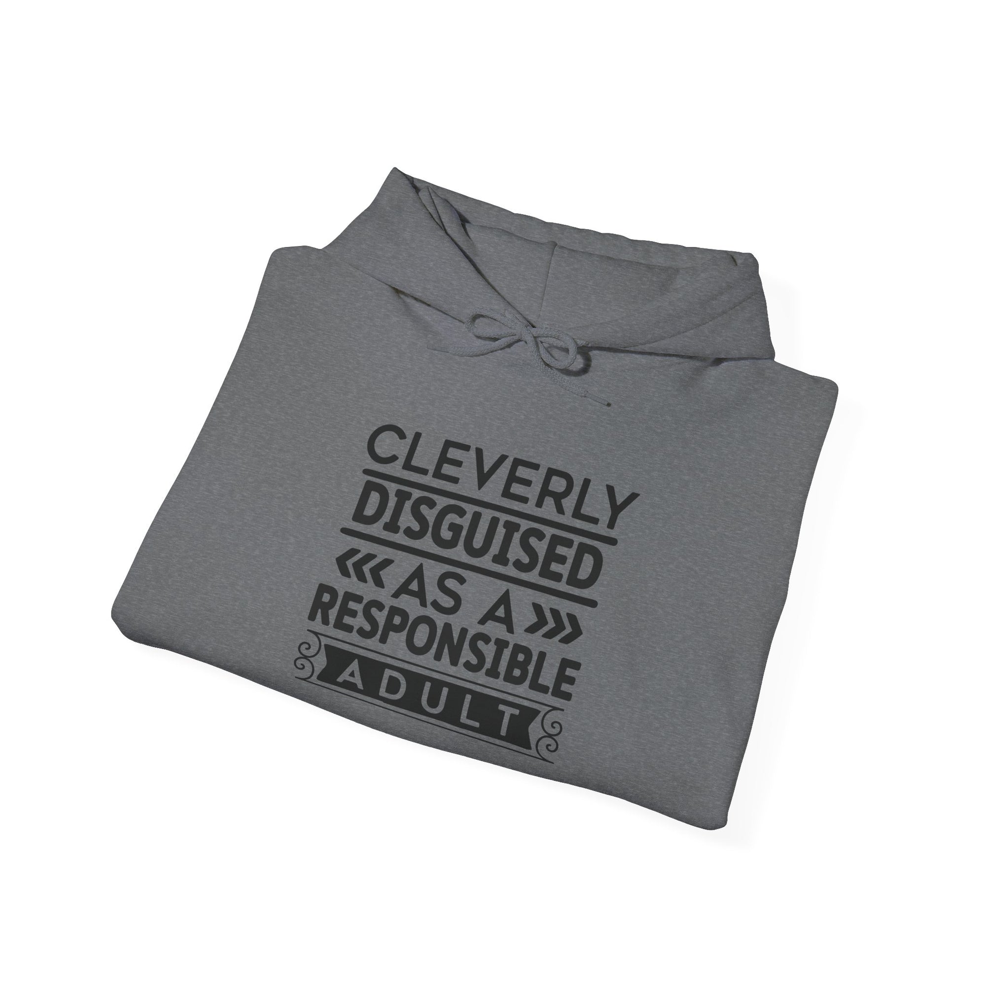 Cleverly Disguised Adult Hoodie - Unisex Heavy Blend Sweatshirt