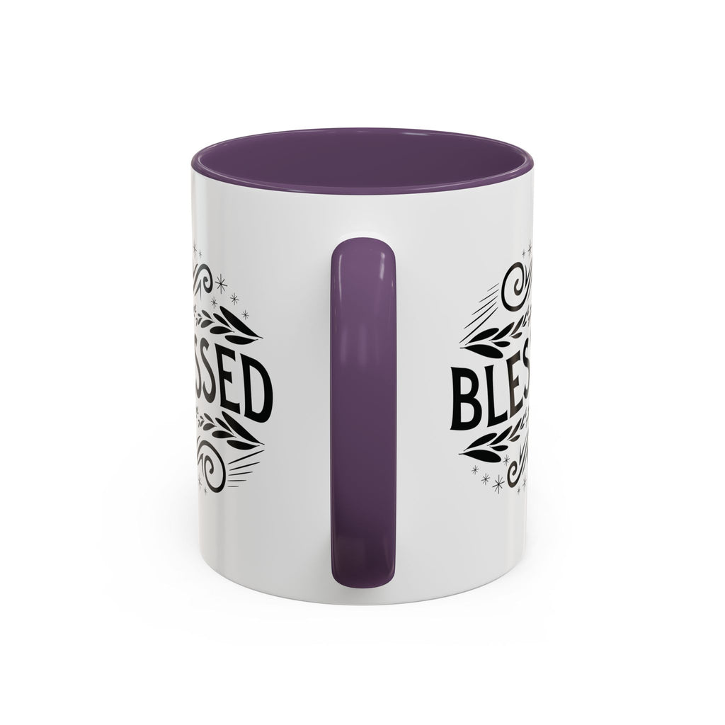 Blessed Accent Coffee Mug - Inspirational Design
