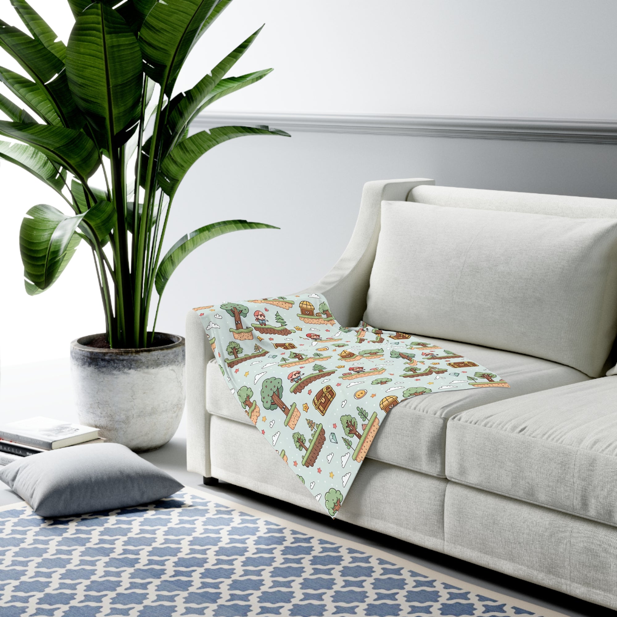 Swaddle Blanket - Fun Gamer Baby Design