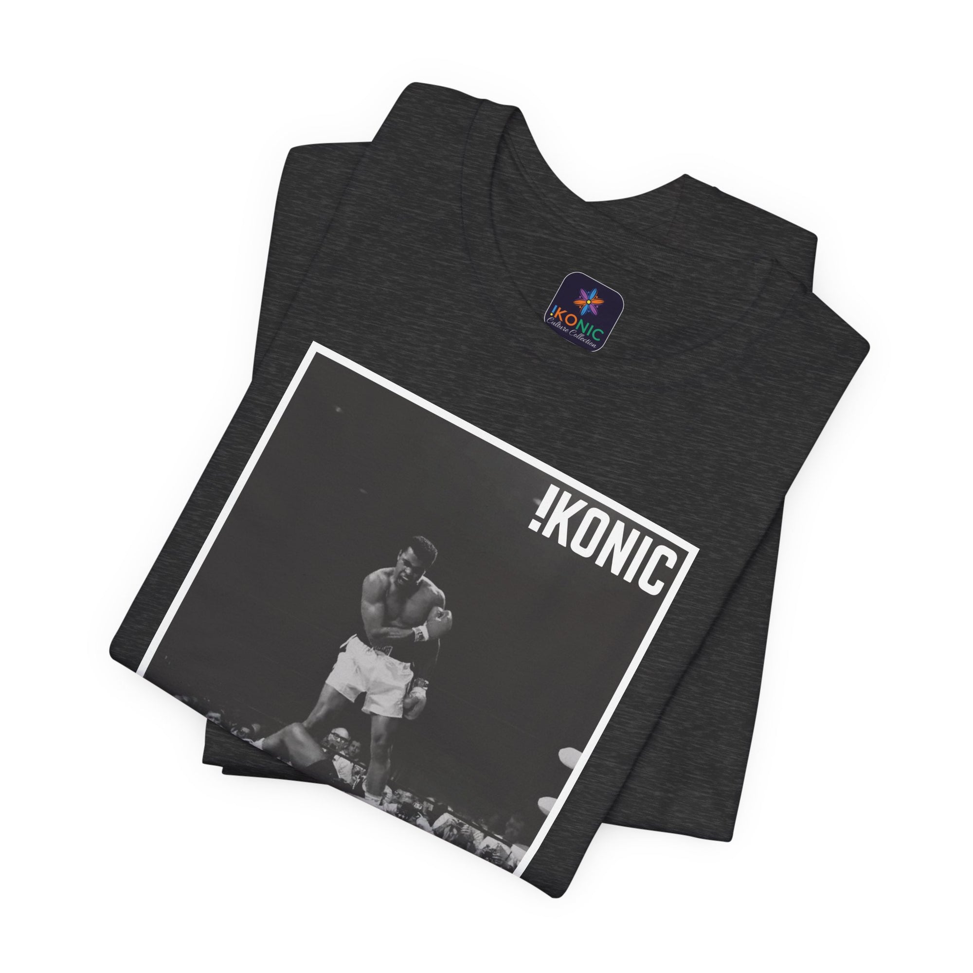 IKONIC Unisex Jersey Tee - Casual Graphic Top for Sports Fans, Everyday Wear, Gift for Him/Her, Street Style Fashion, The Boxer