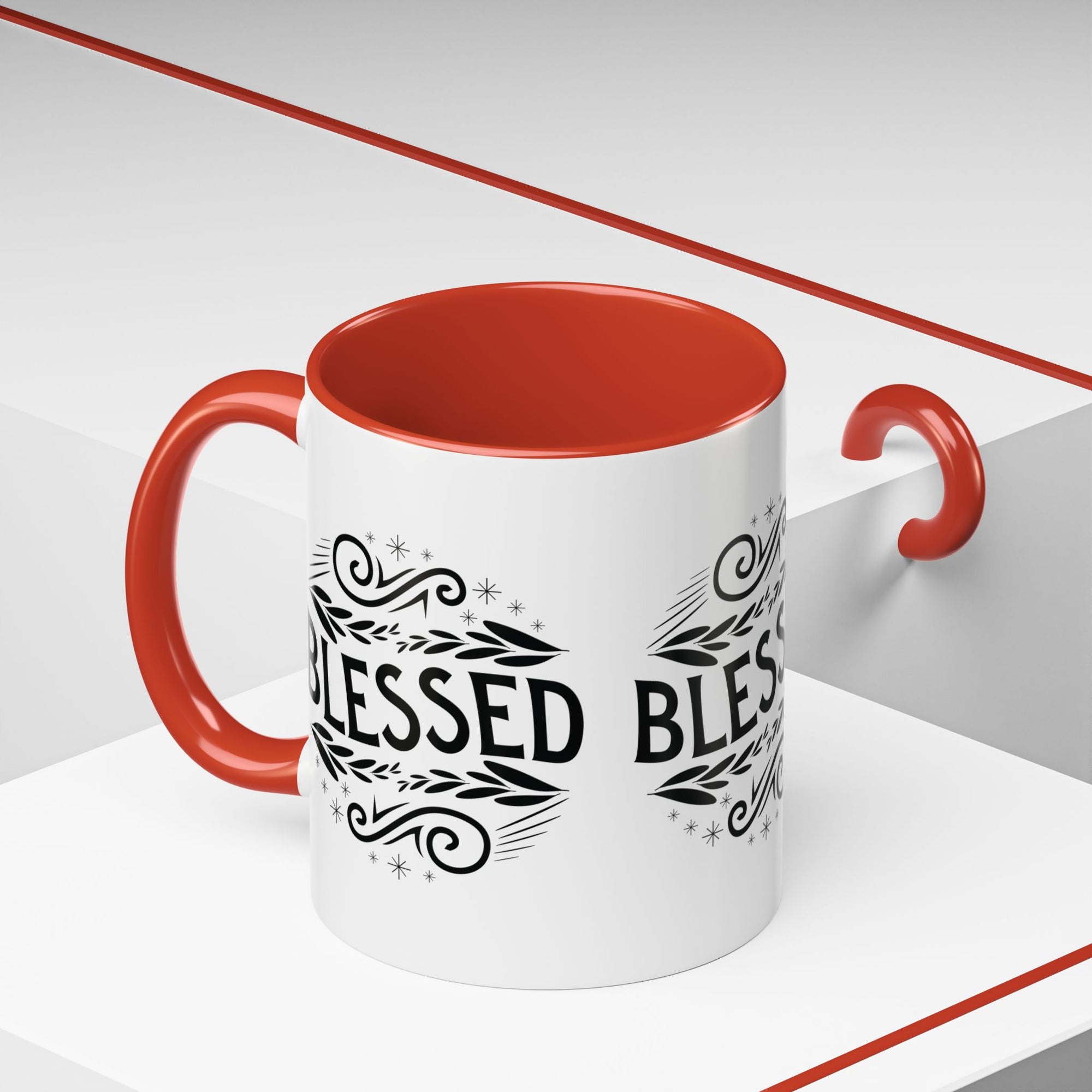Blessed Accent Coffee Mug - Inspirational Design