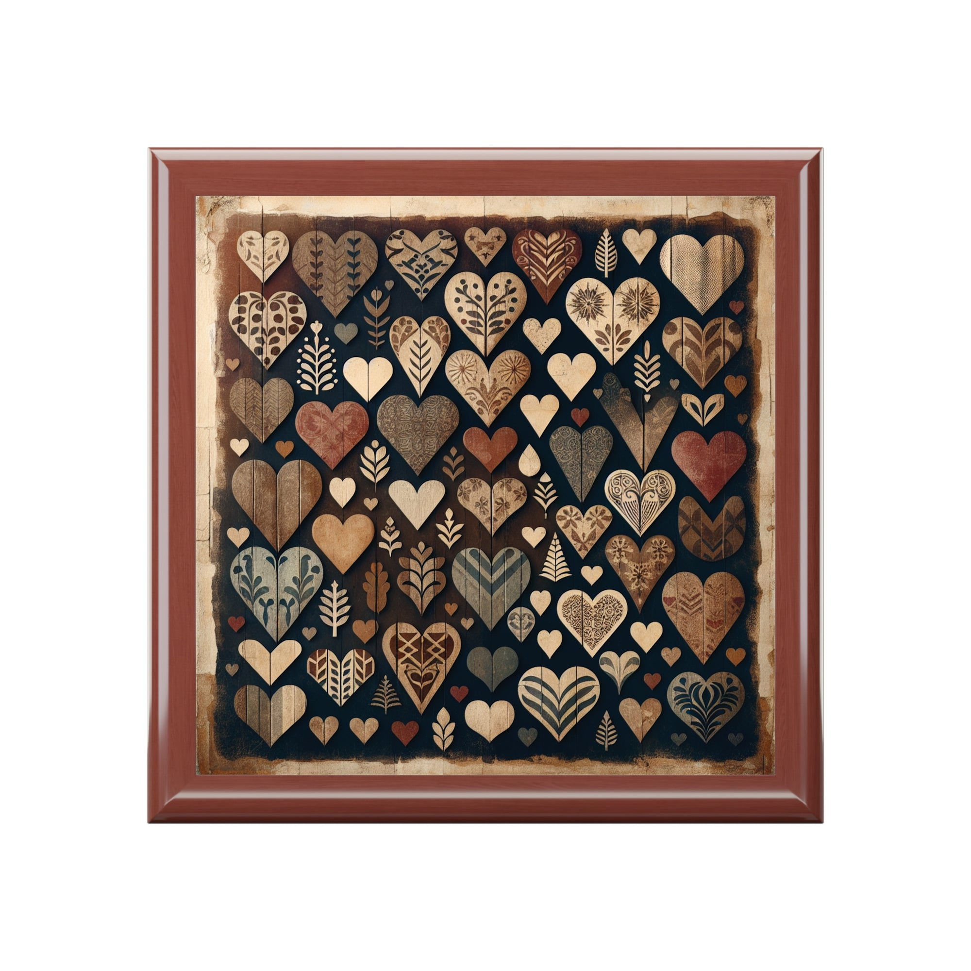 Rustic Hearts - Jewelry Box