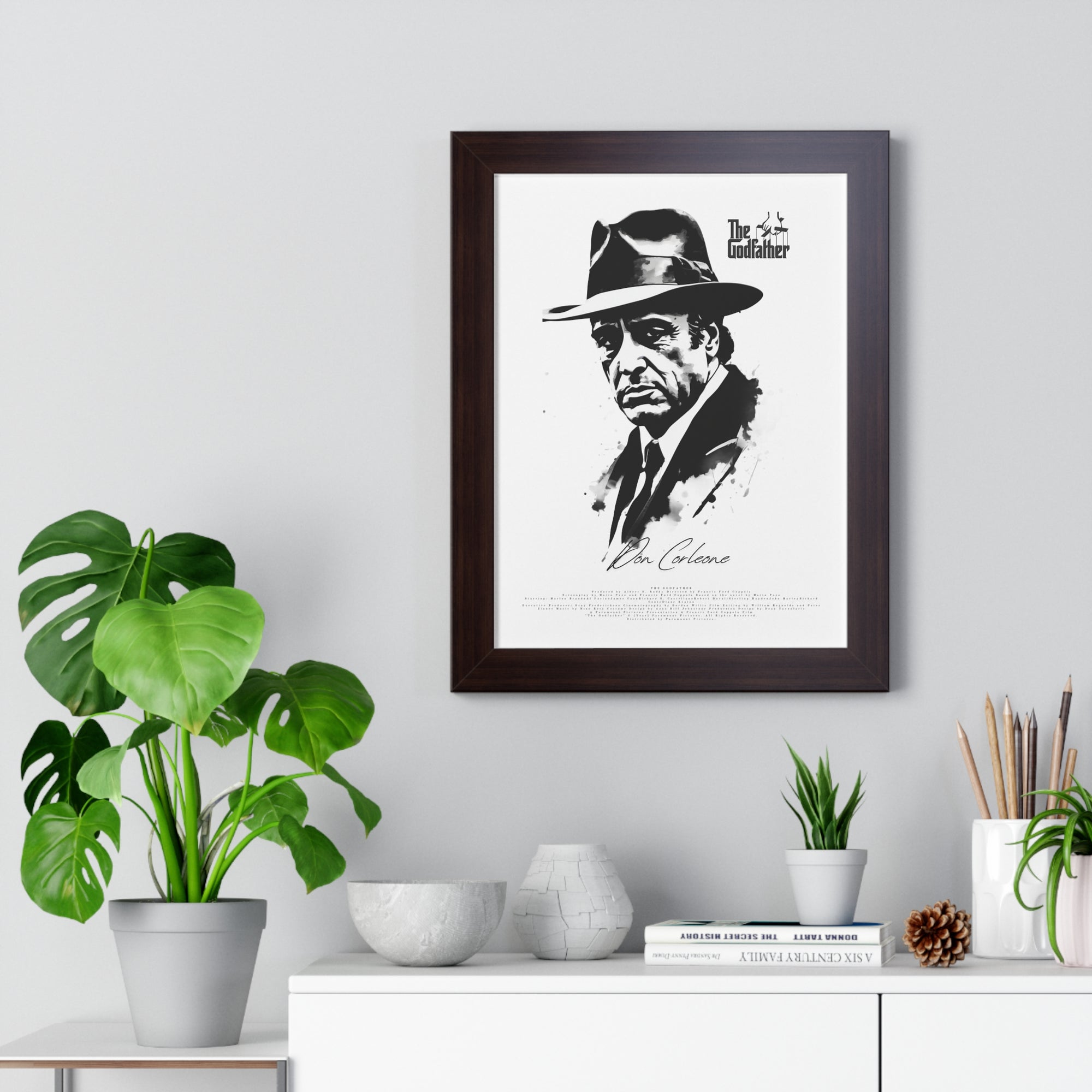 Don Corleone Framed Vertical Poster