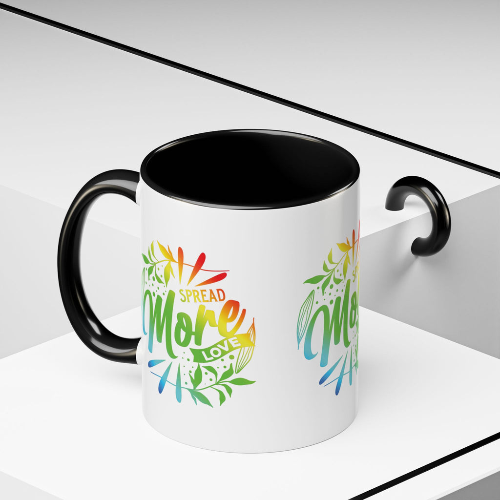 Spread more Love Accent Coffee Mug - Inspirational Design