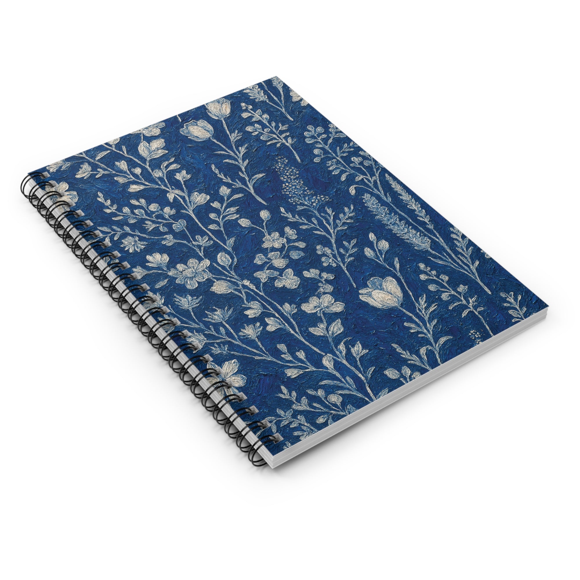 Floral Pattern Spiral Notebook - Perfect for Journaling, School Notes, Gifts, and Creativity