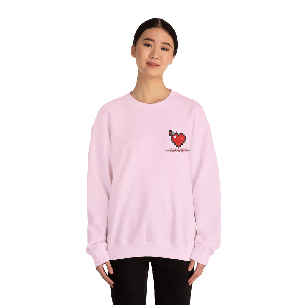 I identify as Gamer Tee - Unisex Heavy Blend™ Crewneck Sweatshirt