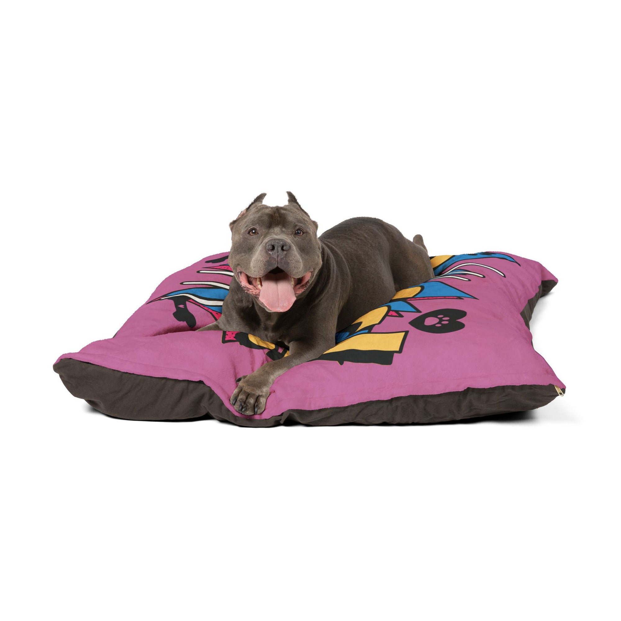 Boss Pet Bed (Pink) - Fun and Cozy Space for Your Furry Leader