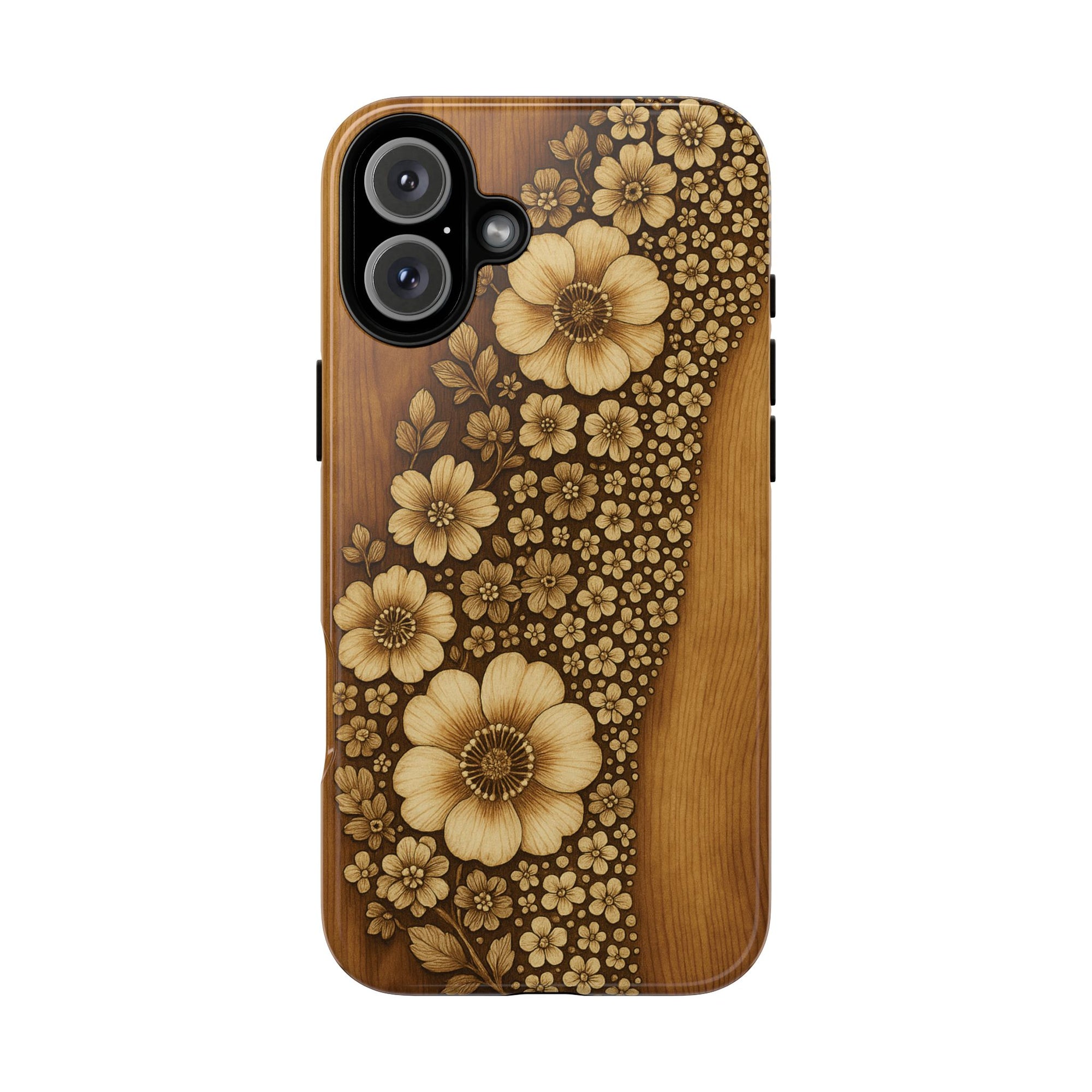 Floral Phone Case - Tough Cases, Protective Cover, Floral Design, Nature Lover Gift, Phone Accessory, Trendy Gadget