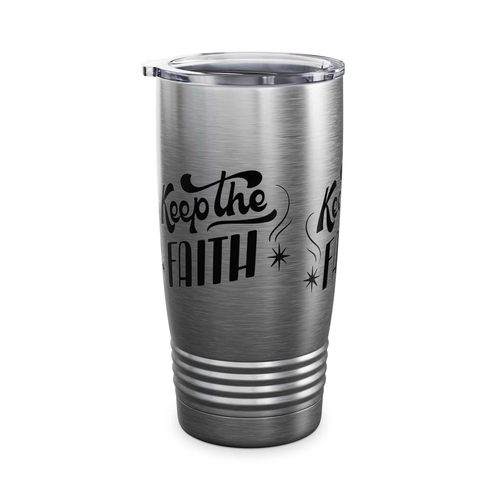 Keep the Faith Ringneck Tumbler - 20oz Inspirational Travel Mug