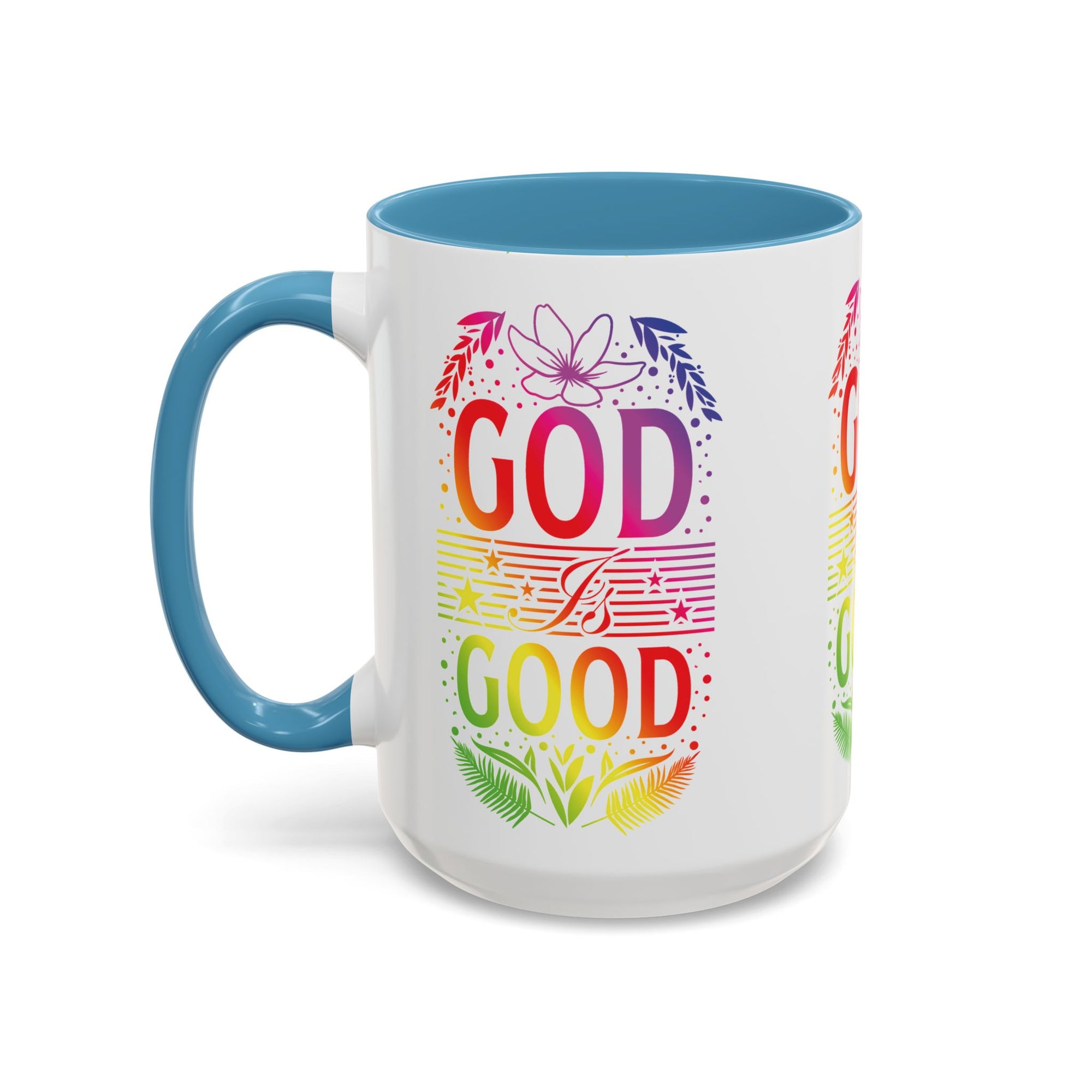 God is Good Accent Coffee Mug - Inspirational Design