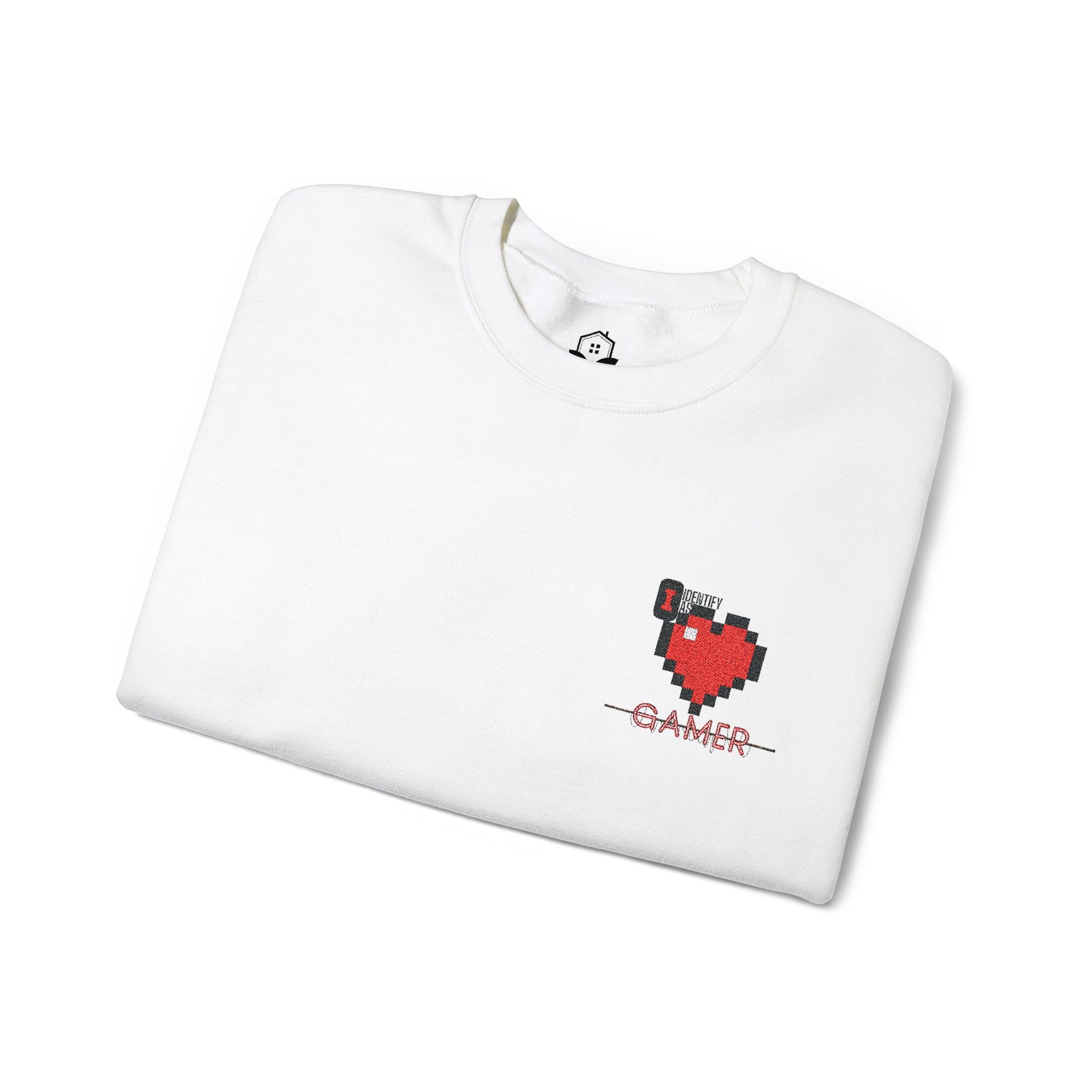 I identify as Gamer Tee - Unisex Heavy Blend™ Crewneck Sweatshirt