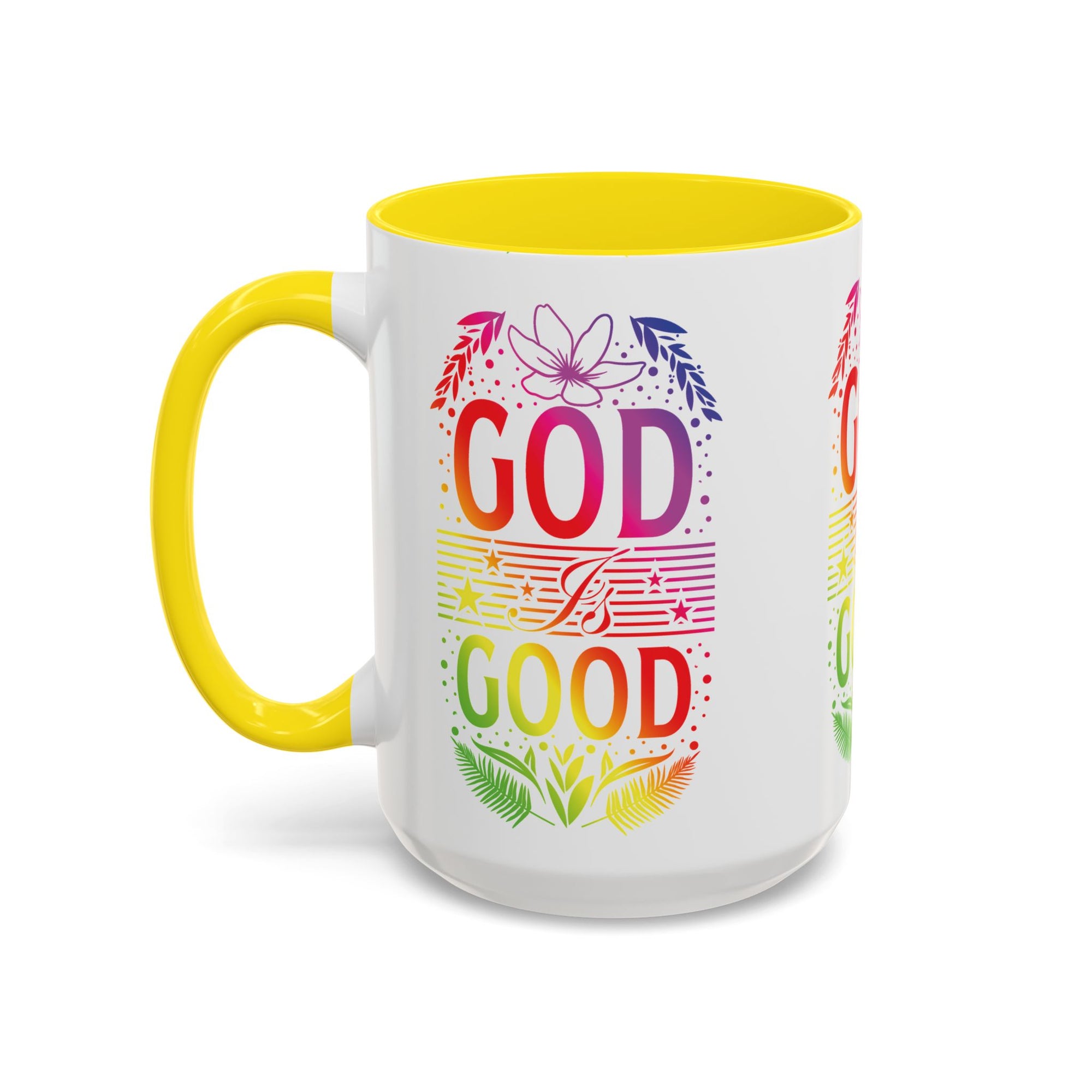 God is Good Accent Coffee Mug - Inspirational Design