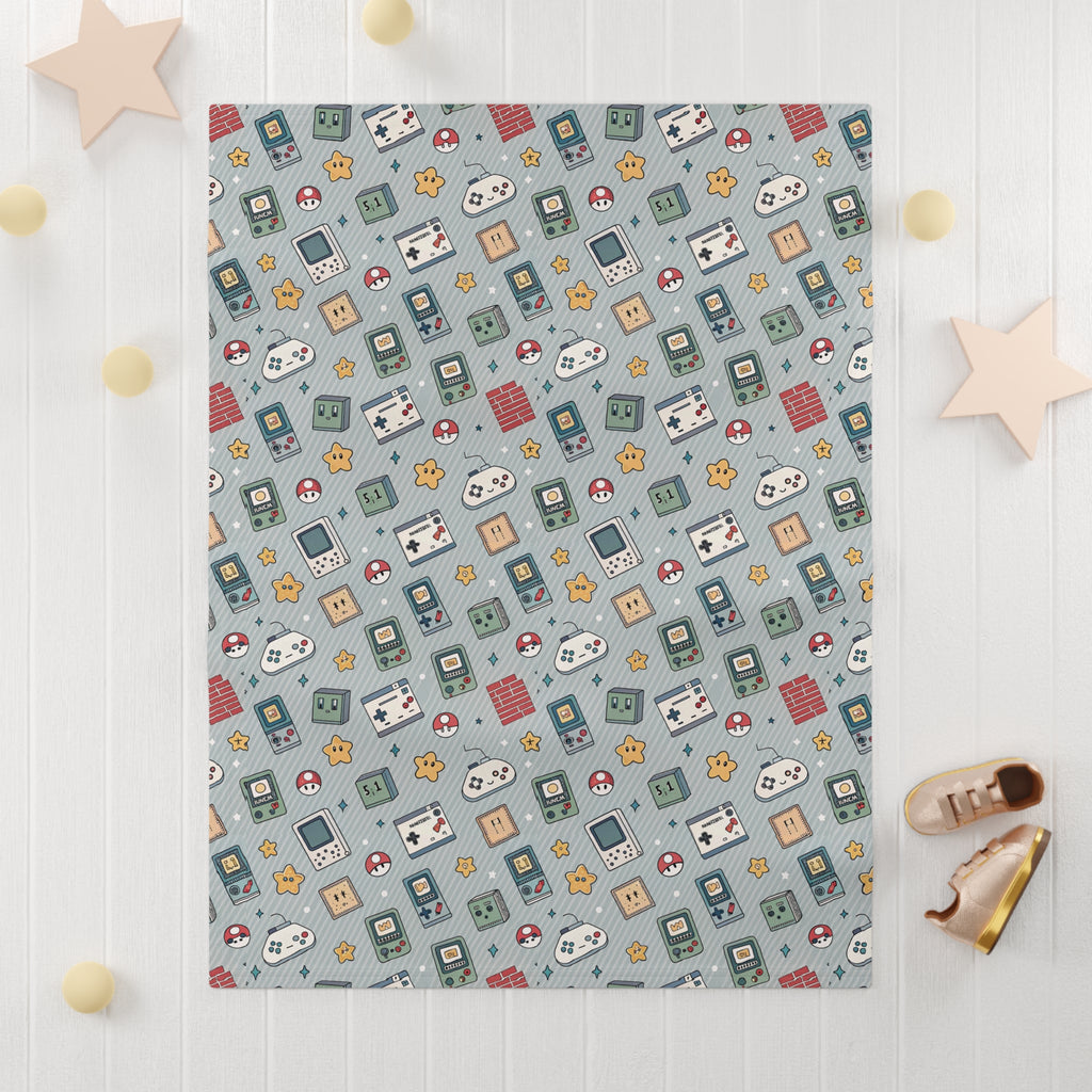 Baby Blanket - Start Them Young Gamer Baby Design