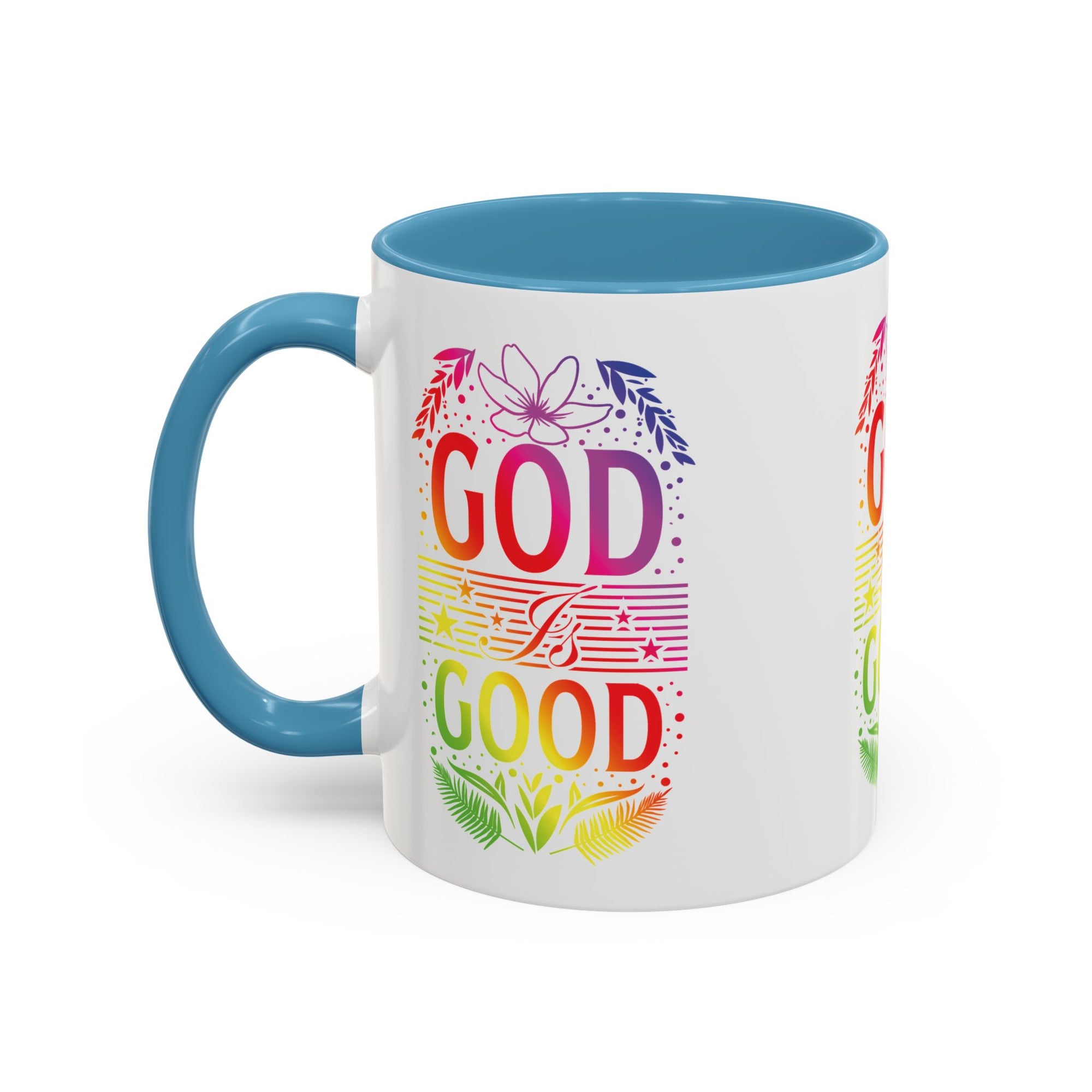 God is Good Accent Coffee Mug - Inspirational Design