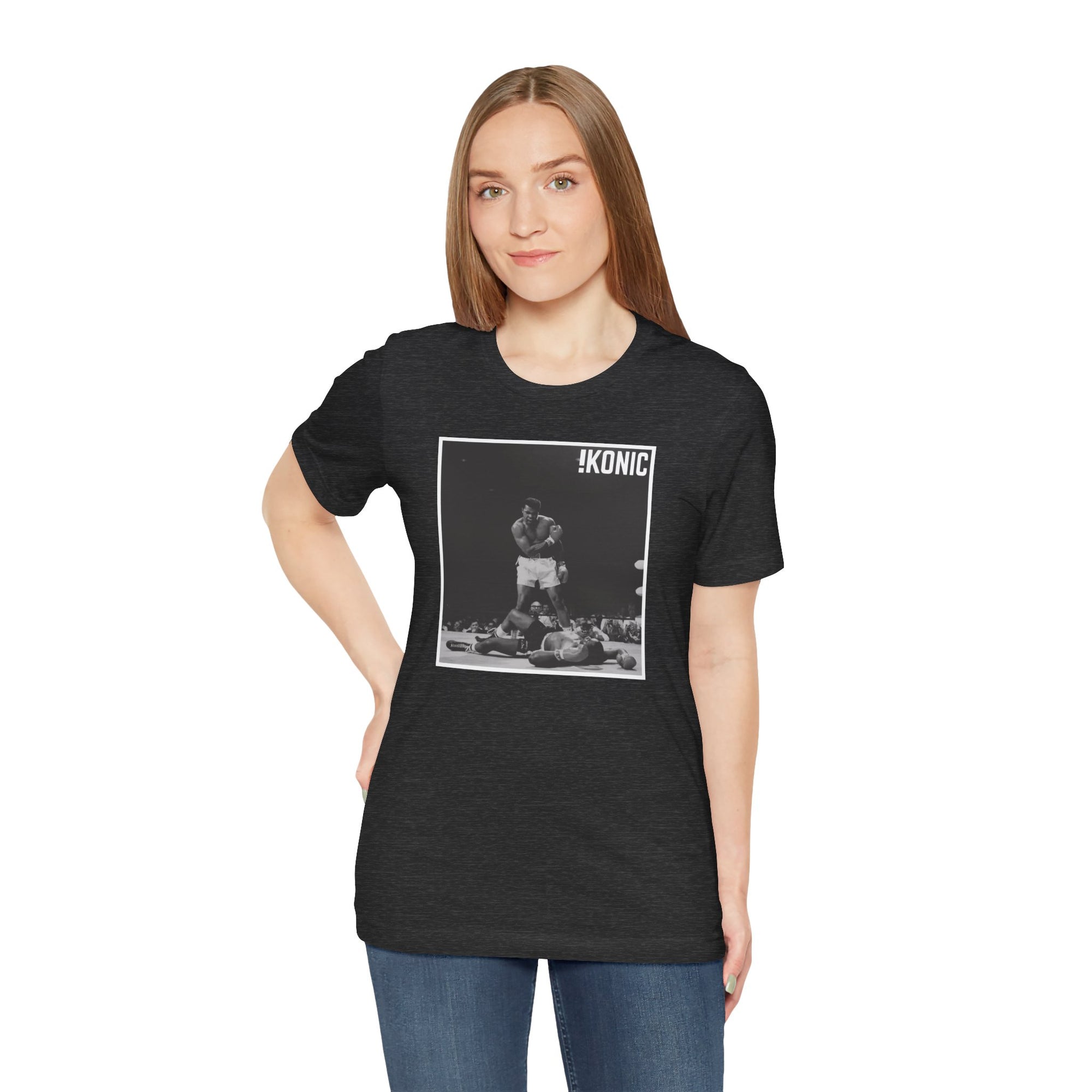 IKONIC Unisex Jersey Tee - Casual Graphic Top for Sports Fans, Everyday Wear, Gift for Him/Her, Street Style Fashion, The Boxer