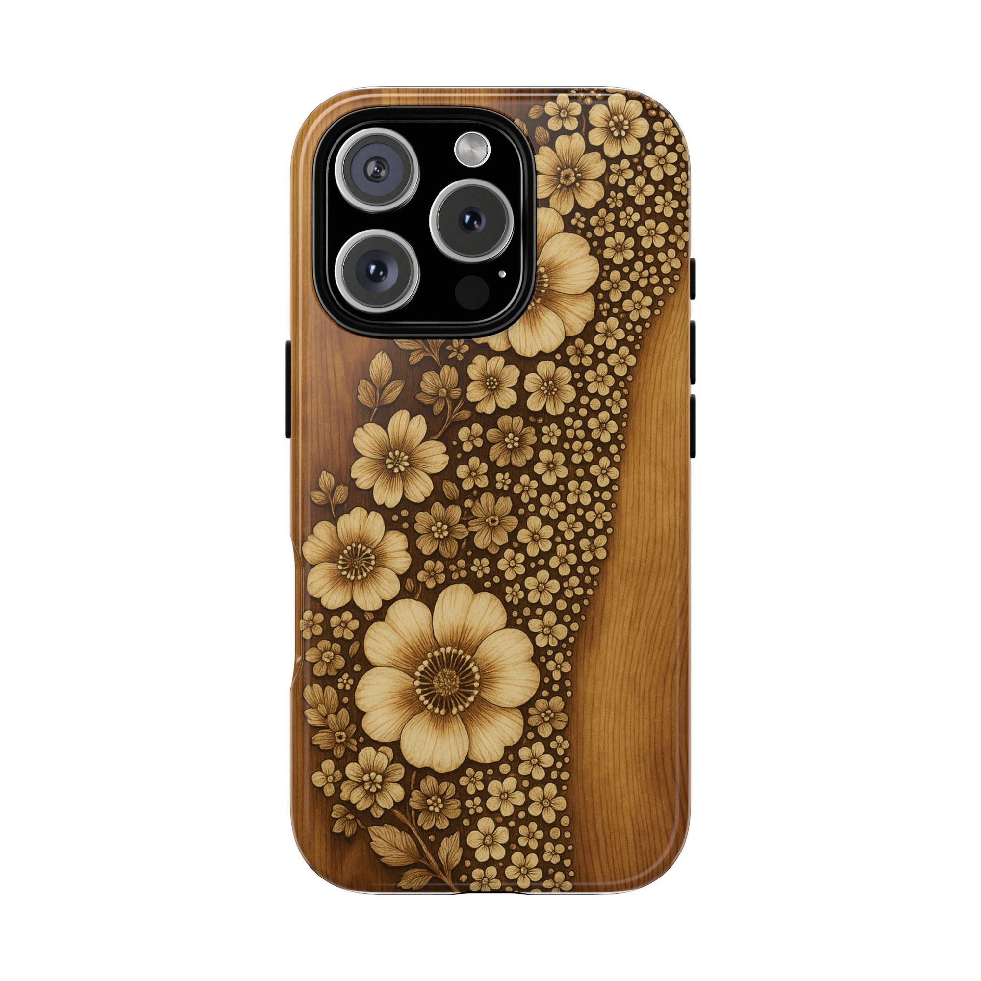 Floral Phone Case - Tough Cases, Protective Cover, Floral Design, Nature Lover Gift, Phone Accessory, Trendy Gadget