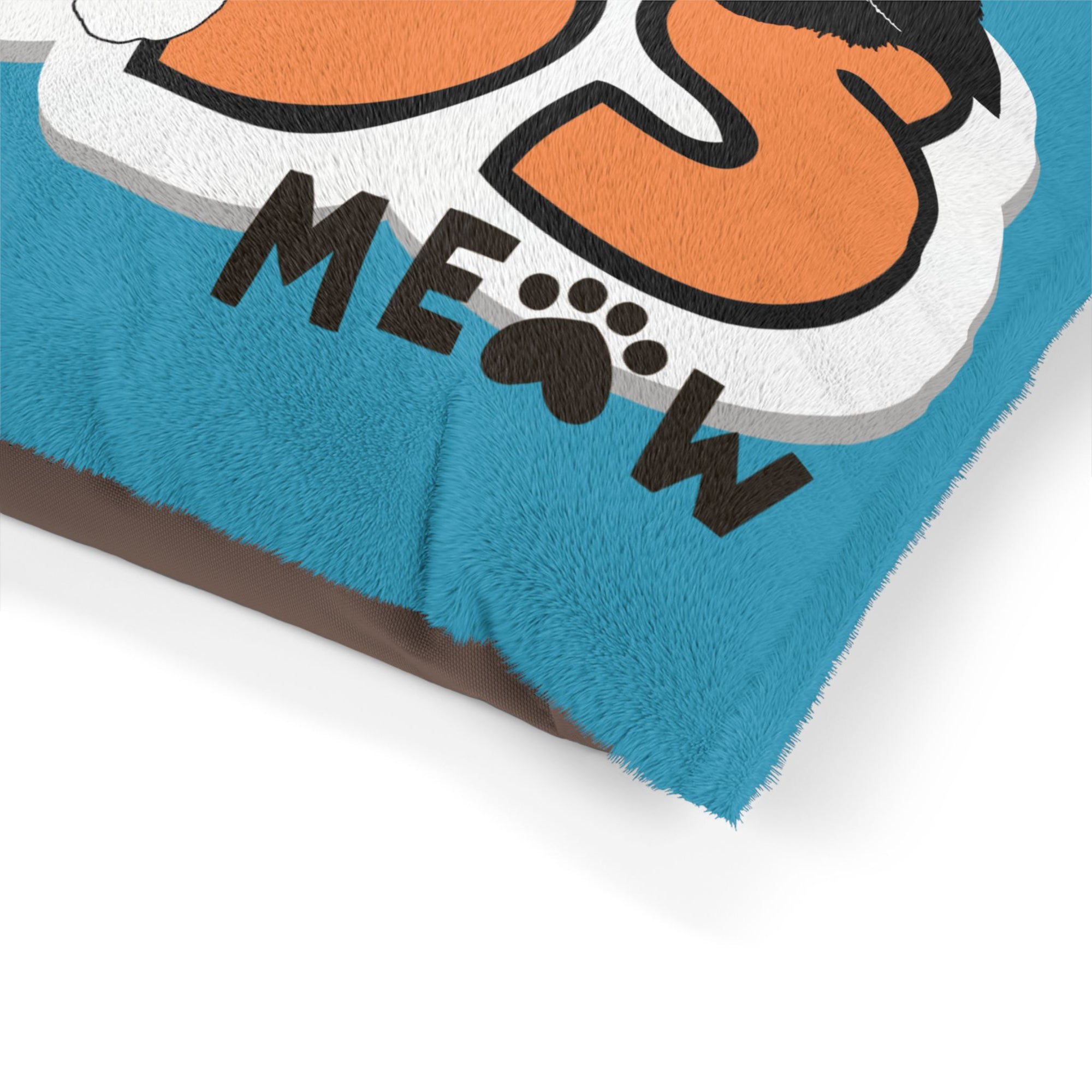 Boss Meow Pet Bed (Blue) - Fun and Cozy Space for Your Furry Leader
