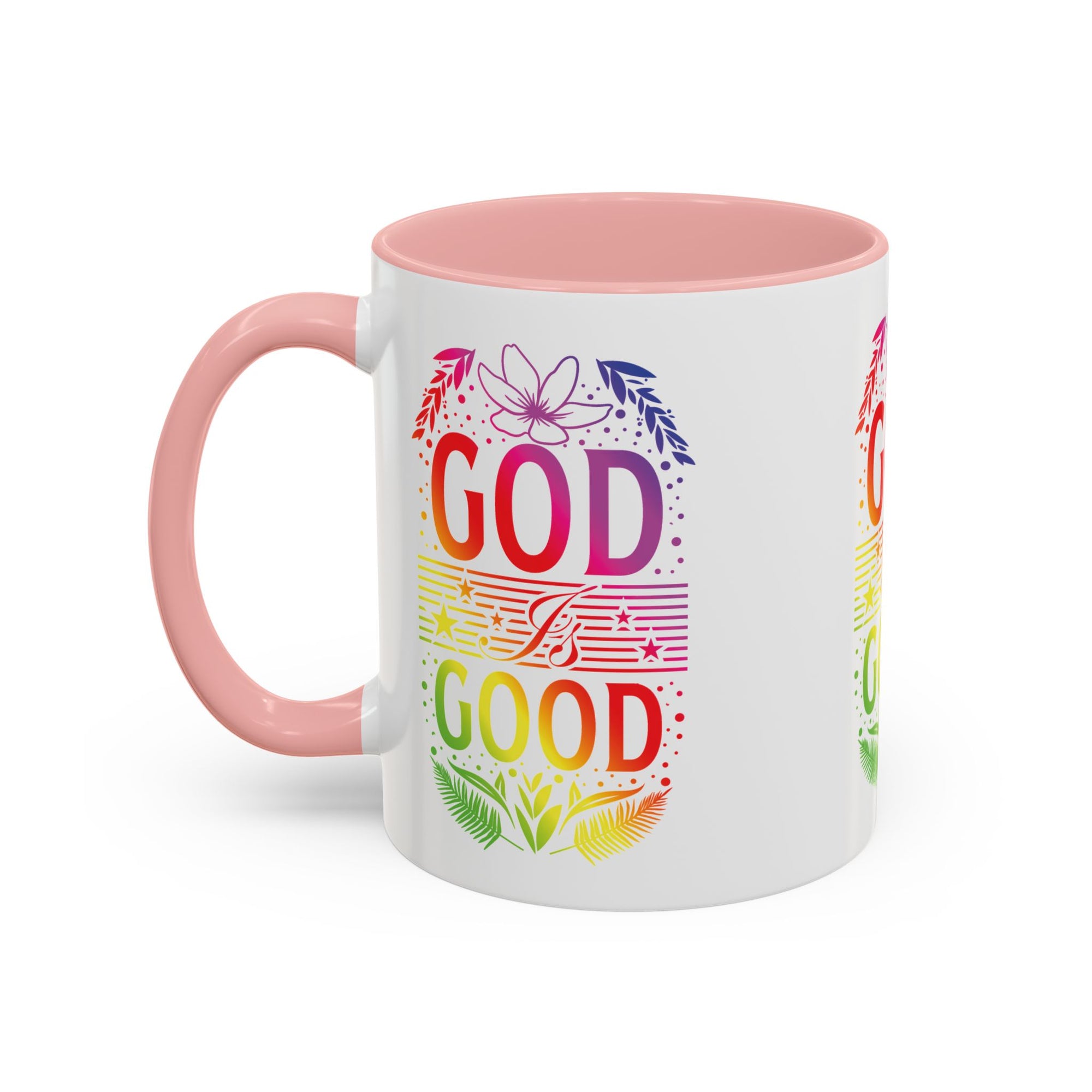 God is Good Accent Coffee Mug - Inspirational Design