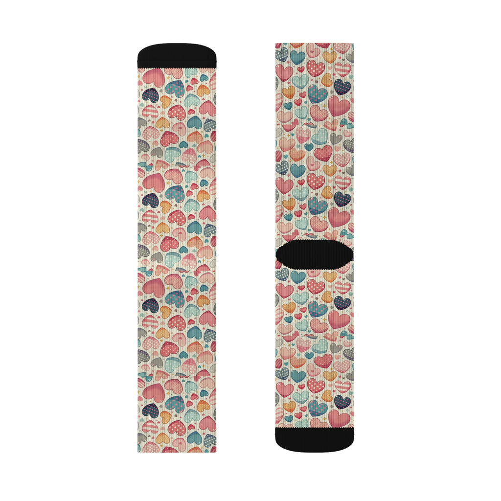 Cute Hearts - Sublimation Socks