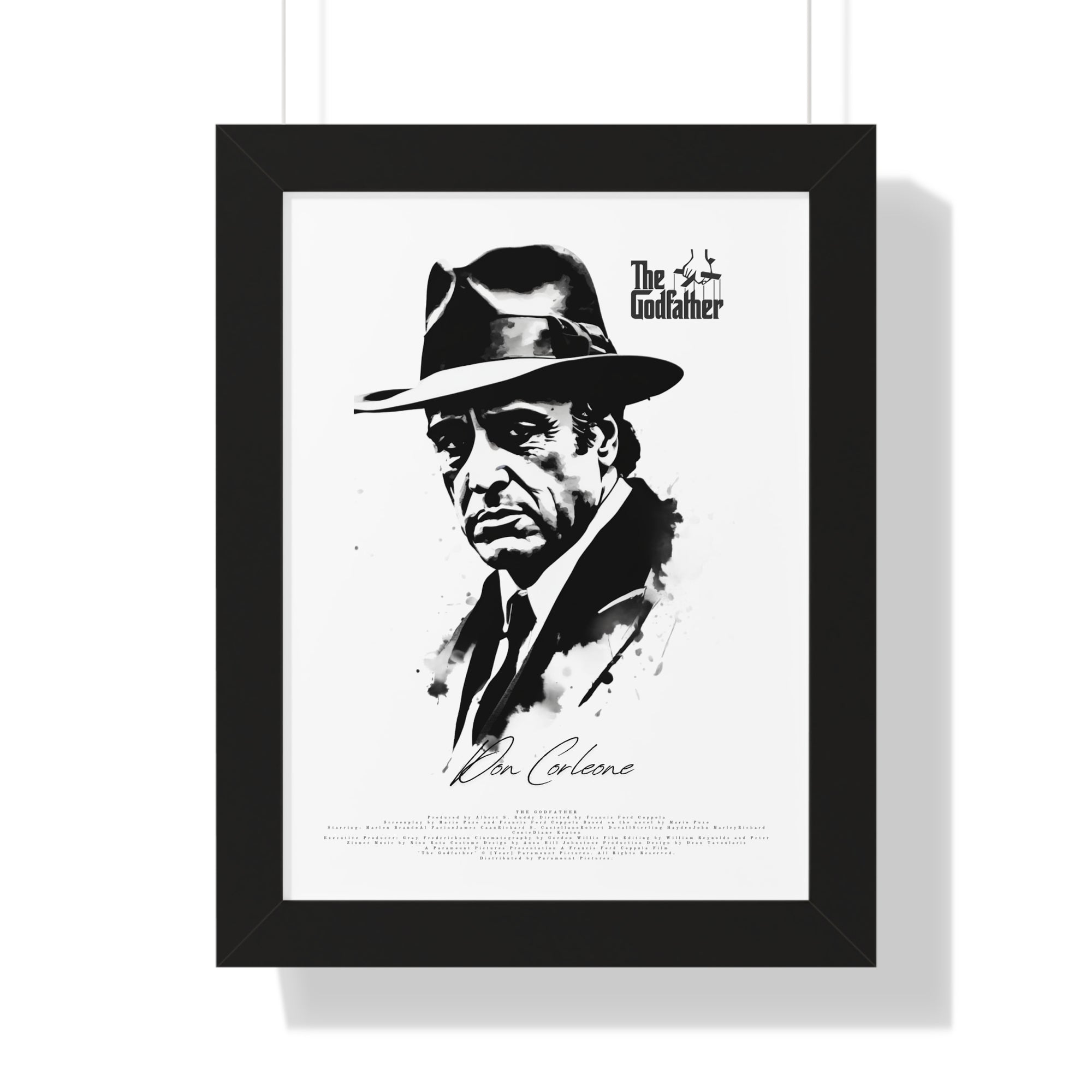 Don Corleone Framed Vertical Poster
