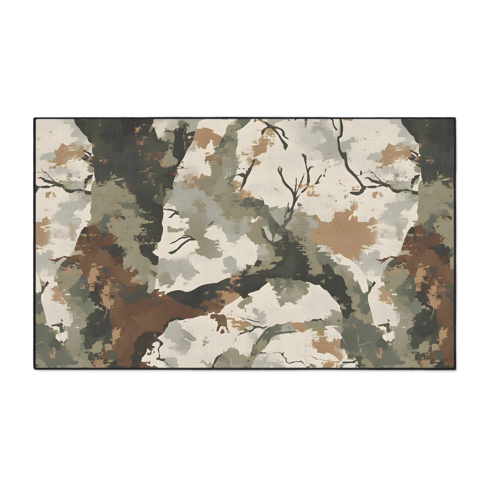 Camo Heavy Duty Floor Mat - Durable & Stylish Home Decor for Indoor/Outdoor Use