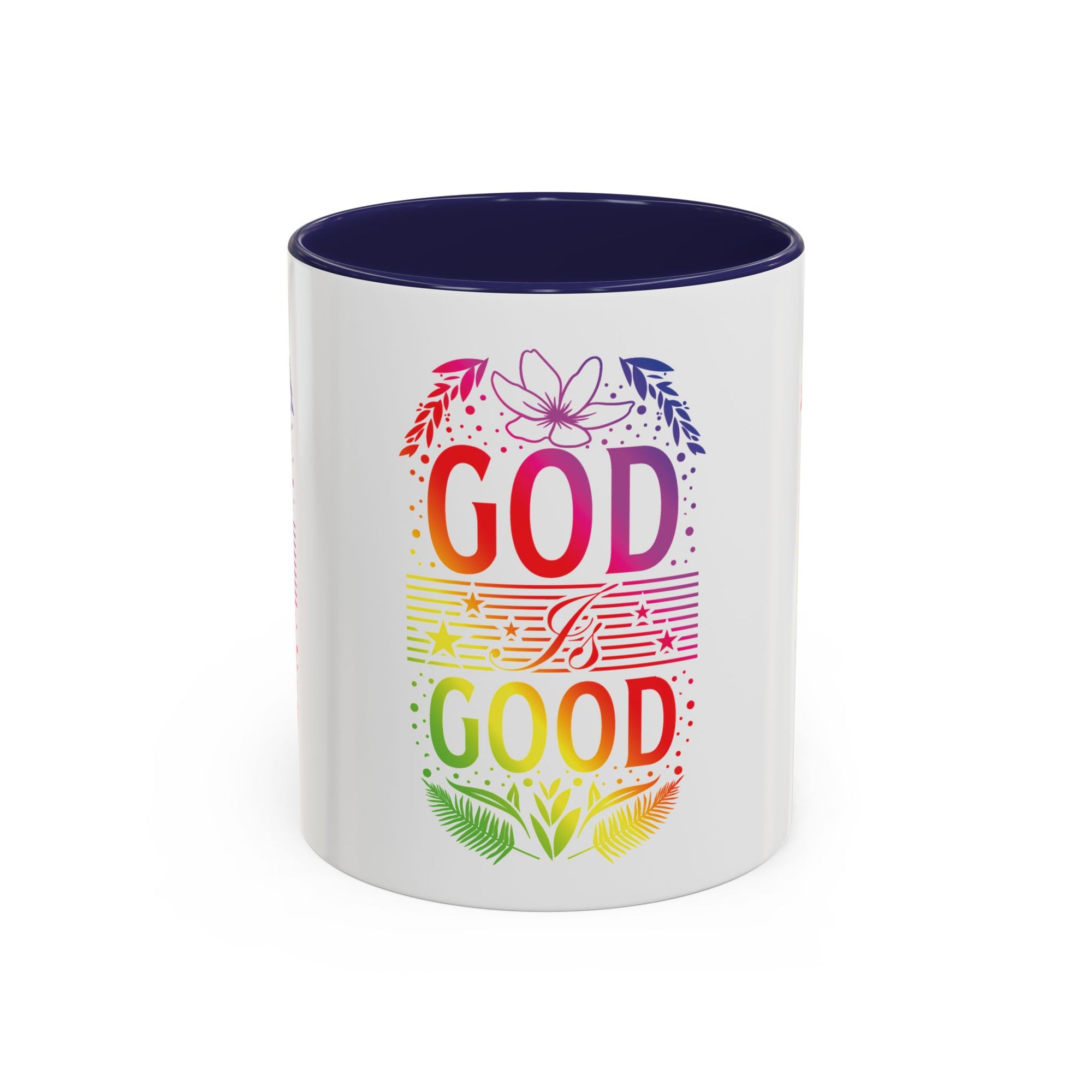 God is Good Accent Coffee Mug - Inspirational Design