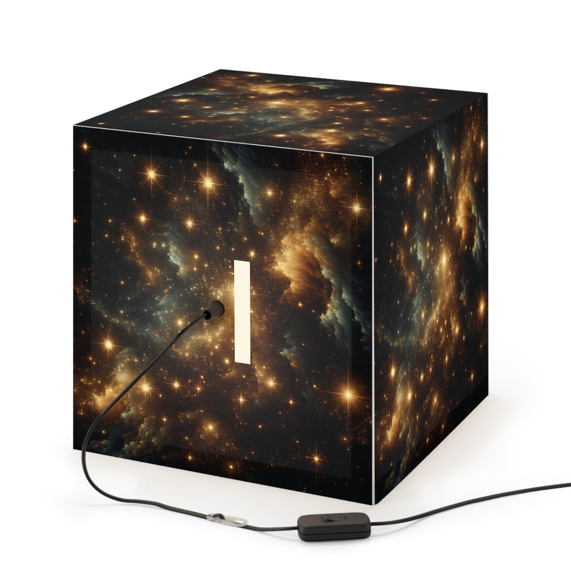 Cosmic Light Cube Lamp - Starry Night Home Decor