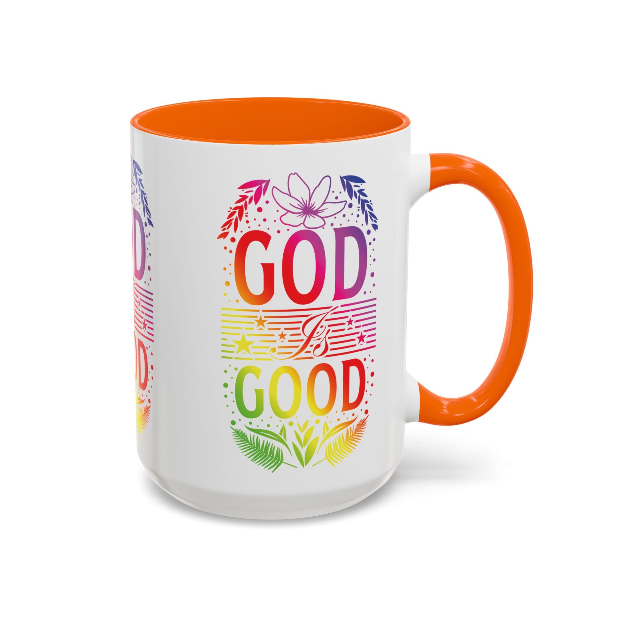God is Good Accent Coffee Mug - Inspirational Design