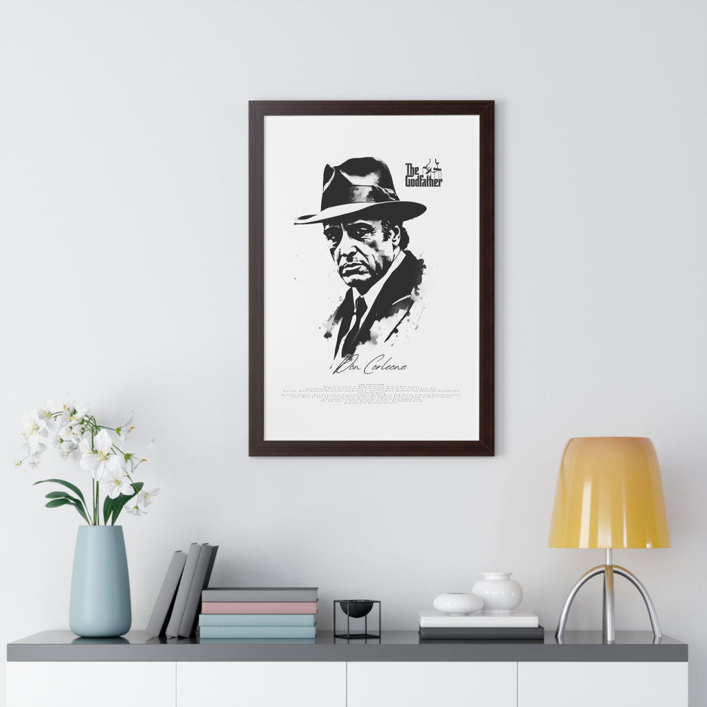 Don Corleone Framed Vertical Poster