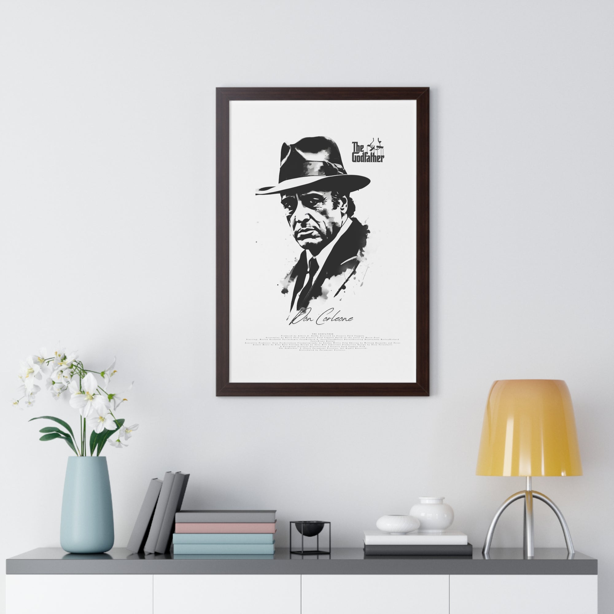 Don Corleone Framed Vertical Poster