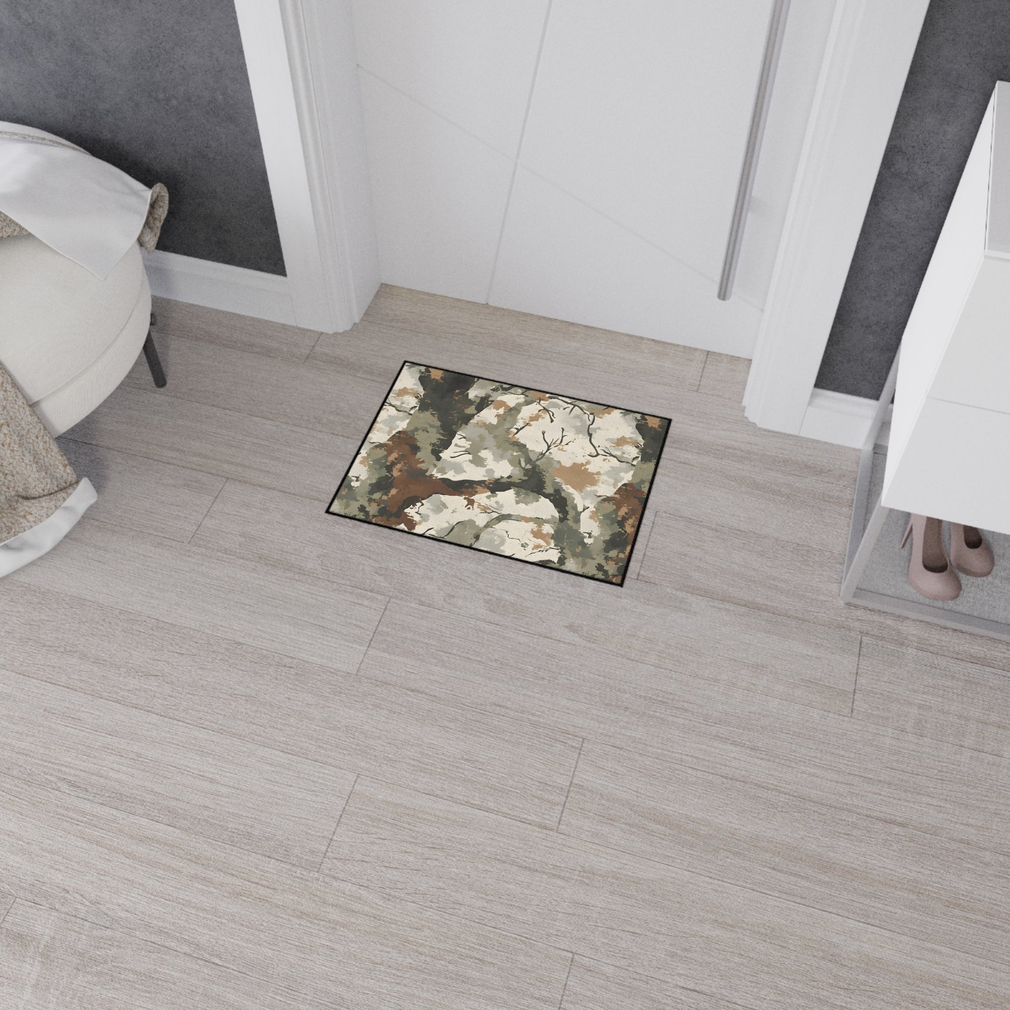 Camo Heavy Duty Floor Mat - Durable & Stylish Home Decor for Indoor/Outdoor Use