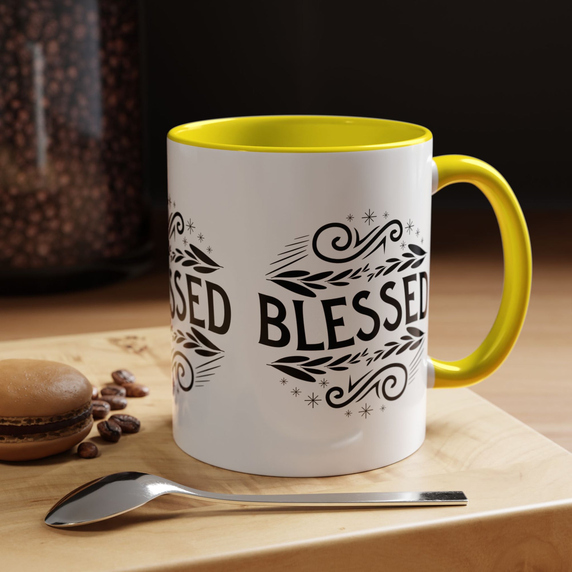 Blessed Accent Coffee Mug - Inspirational Design