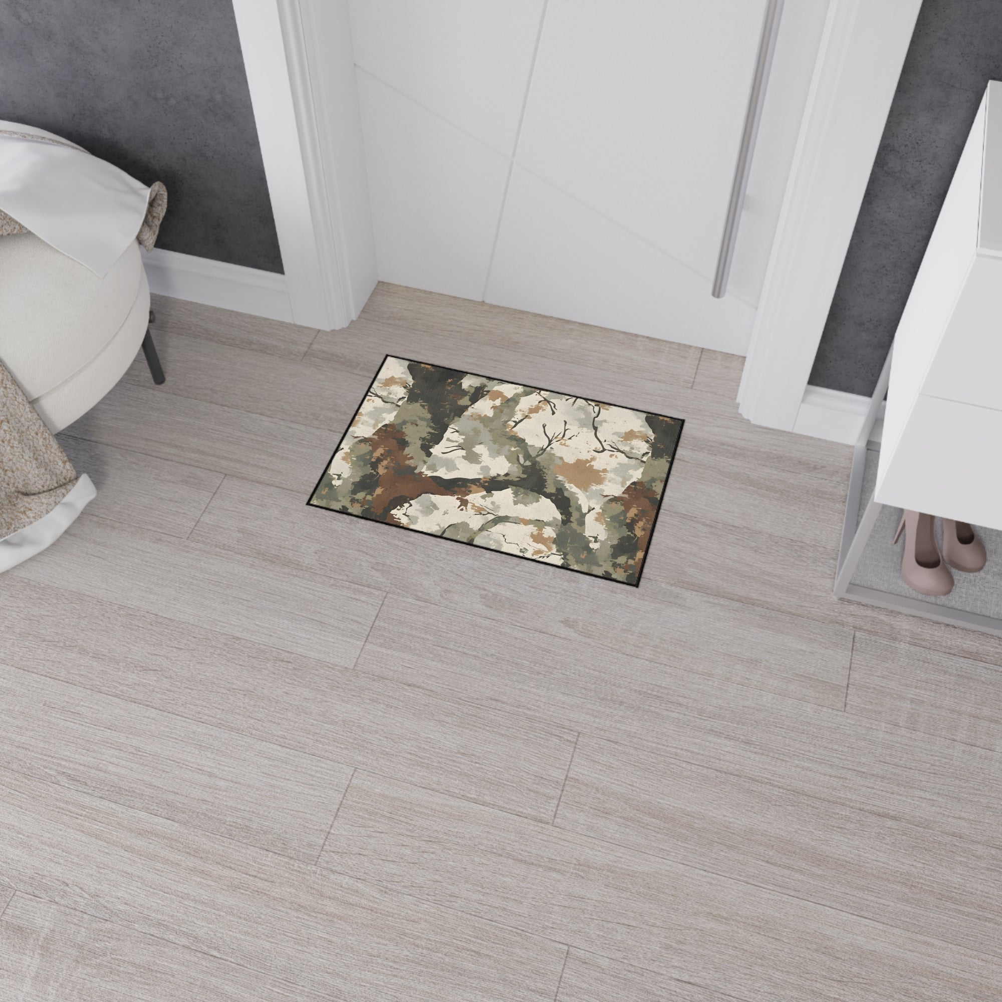 Camo Heavy Duty Floor Mat - Durable & Stylish Home Decor for Indoor/Outdoor Use
