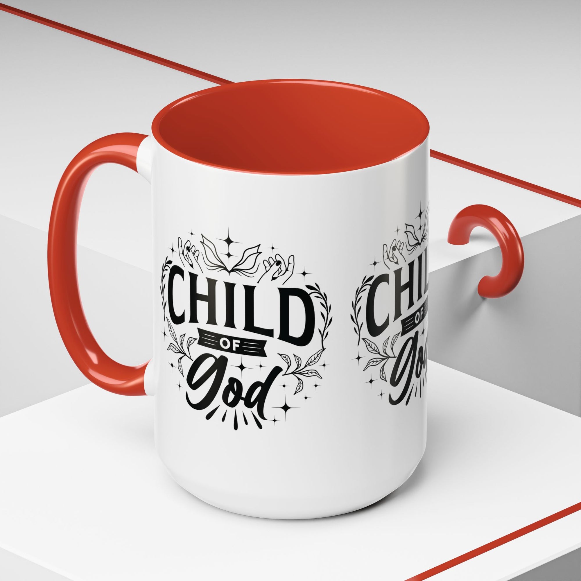 Child of God Accent Coffee Mug - Inspirational Design