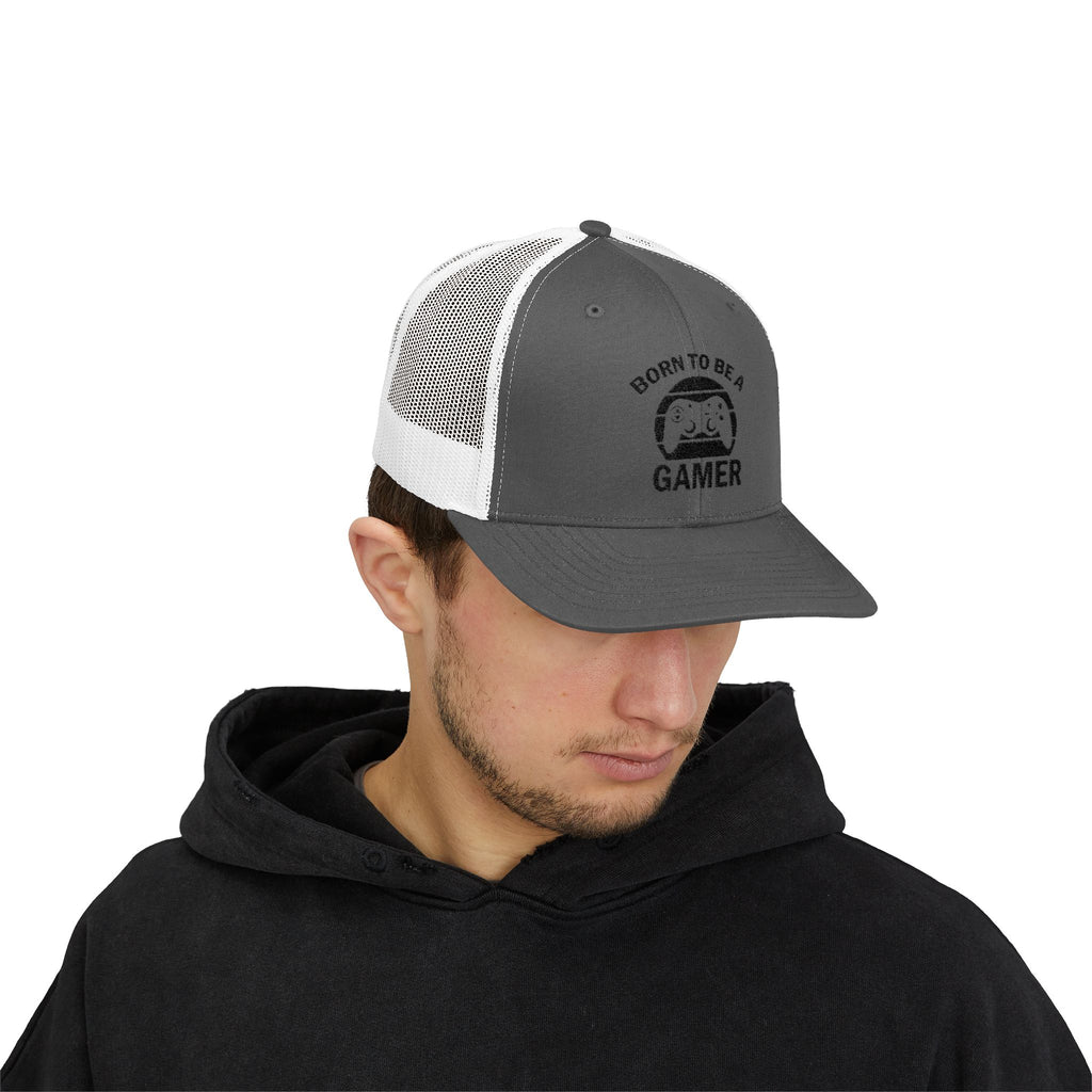 Born to Be a Gamer Snapback Trucker Cap - Perfect Gift for Gamers