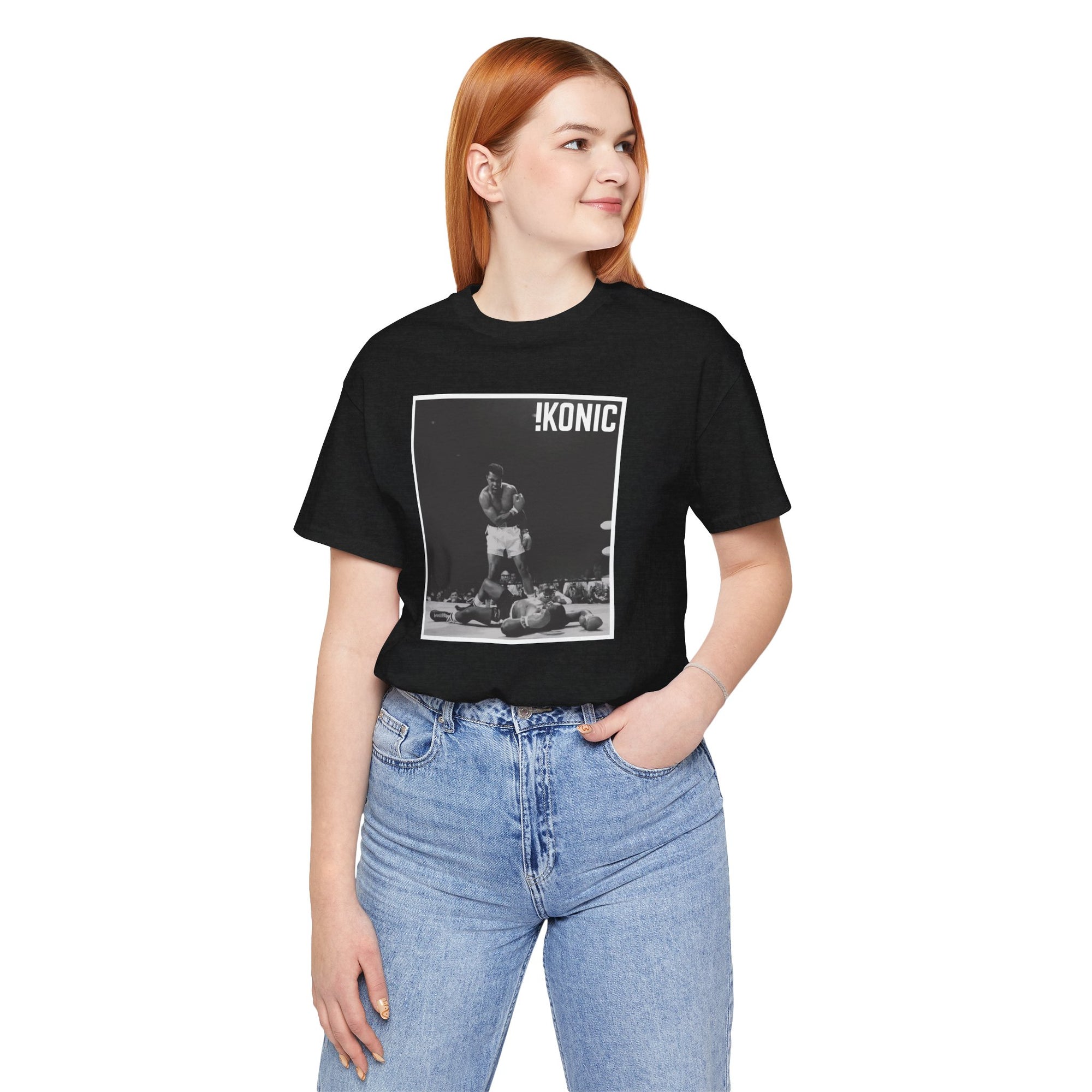 IKONIC Unisex Jersey Tee - Casual Graphic Top for Sports Fans, Everyday Wear, Gift for Him/Her, Street Style Fashion, The Boxer