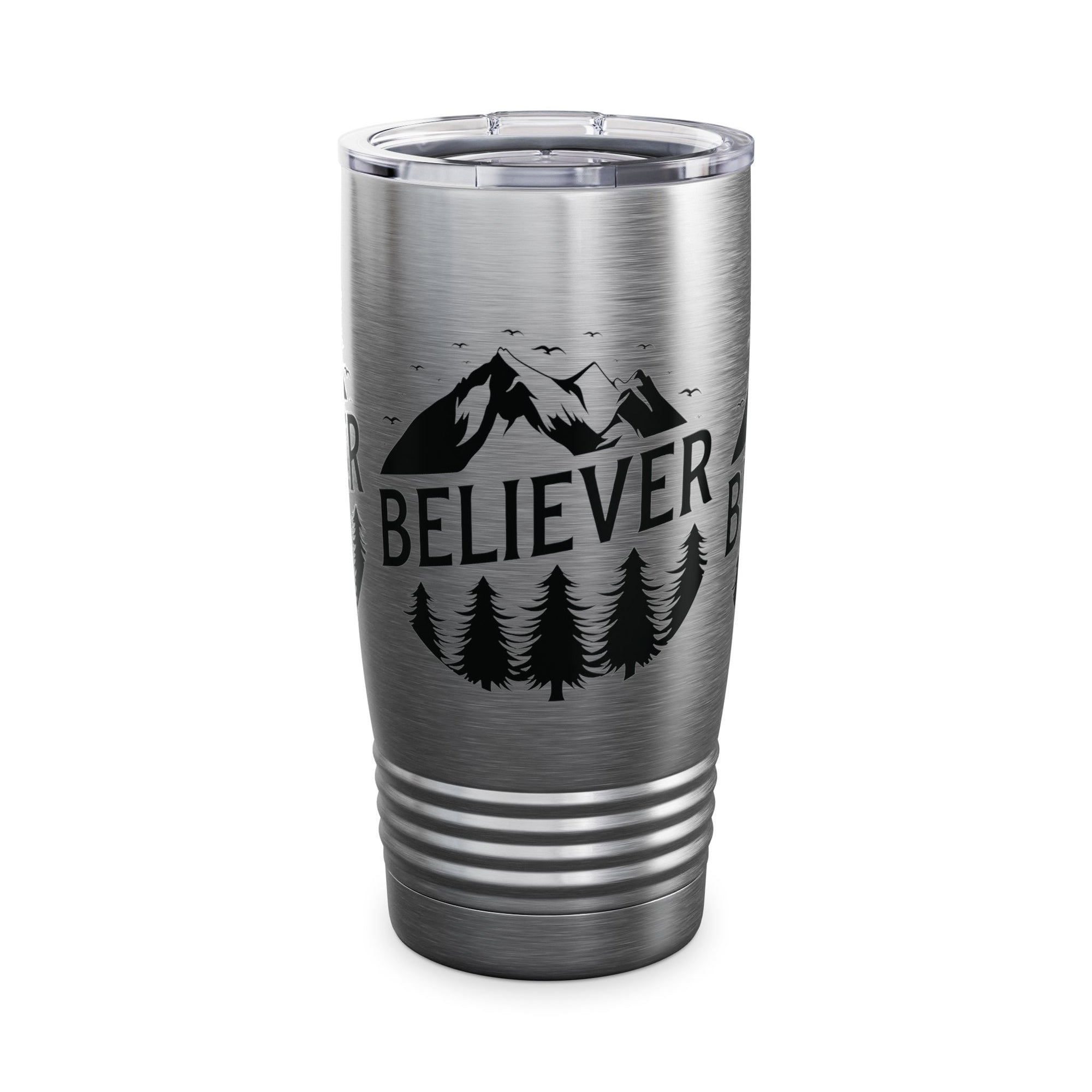Believer Ringneck Tumbler - 20oz Inspirational Travel Mug