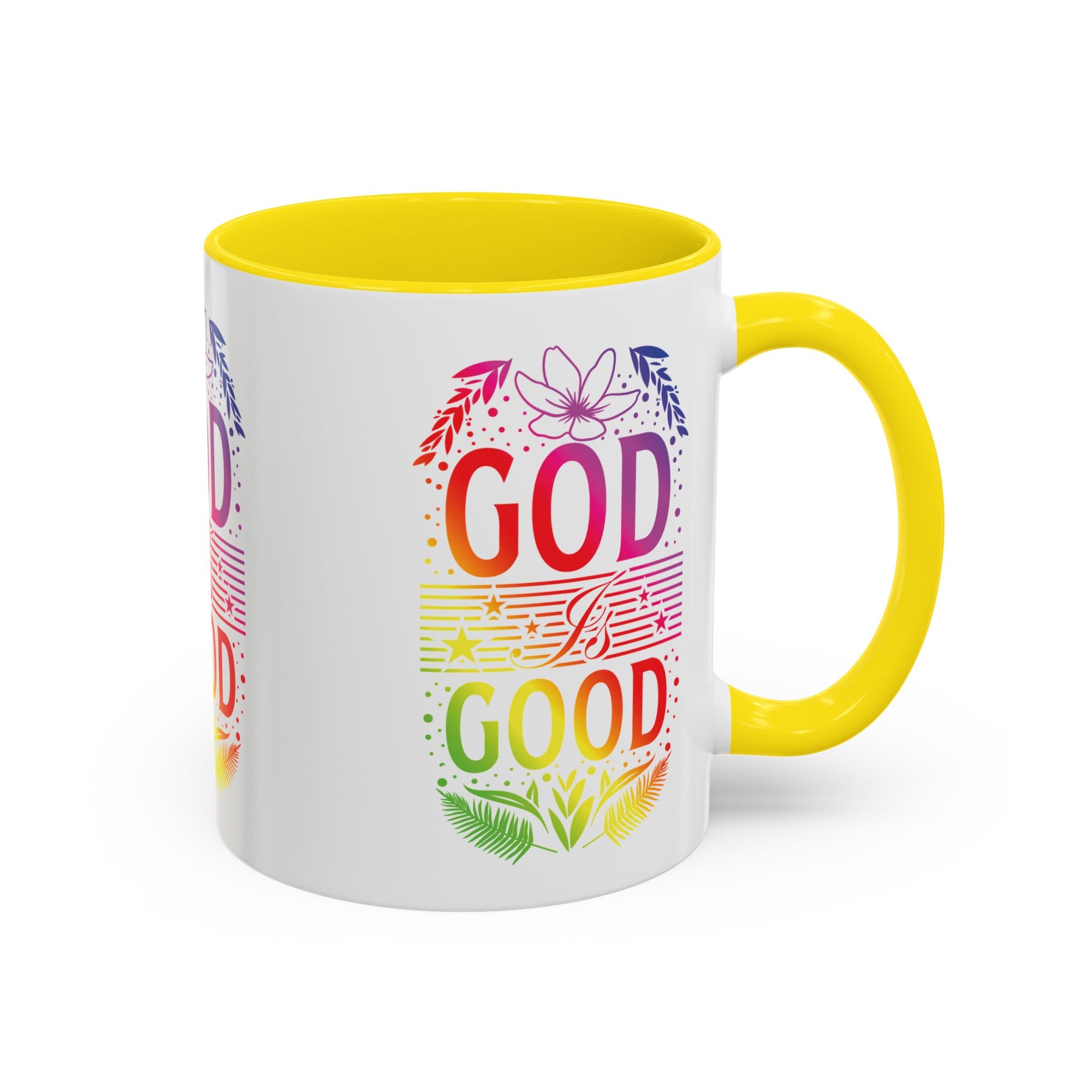 God is Good Accent Coffee Mug - Inspirational Design