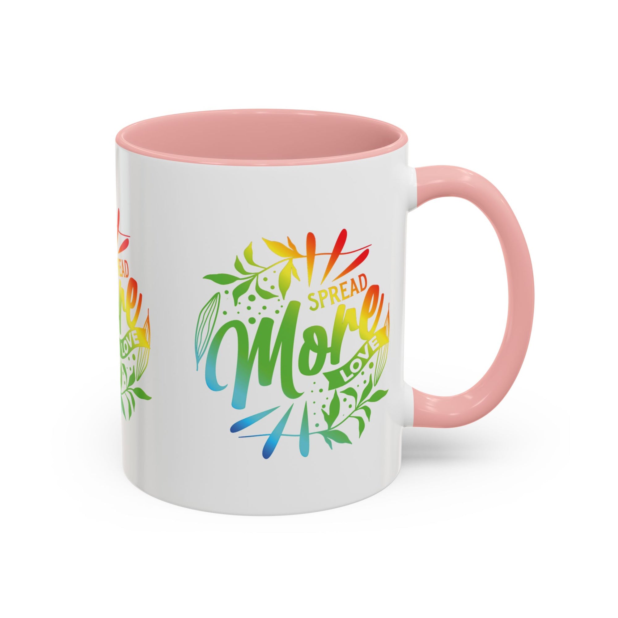Spread more Love Accent Coffee Mug - Inspirational Design