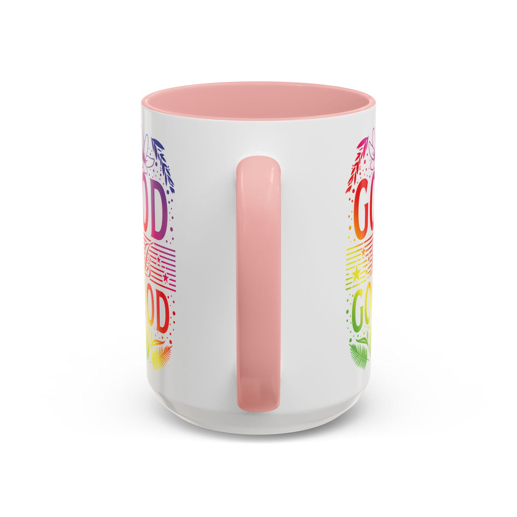 God is Good Accent Coffee Mug - Inspirational Design