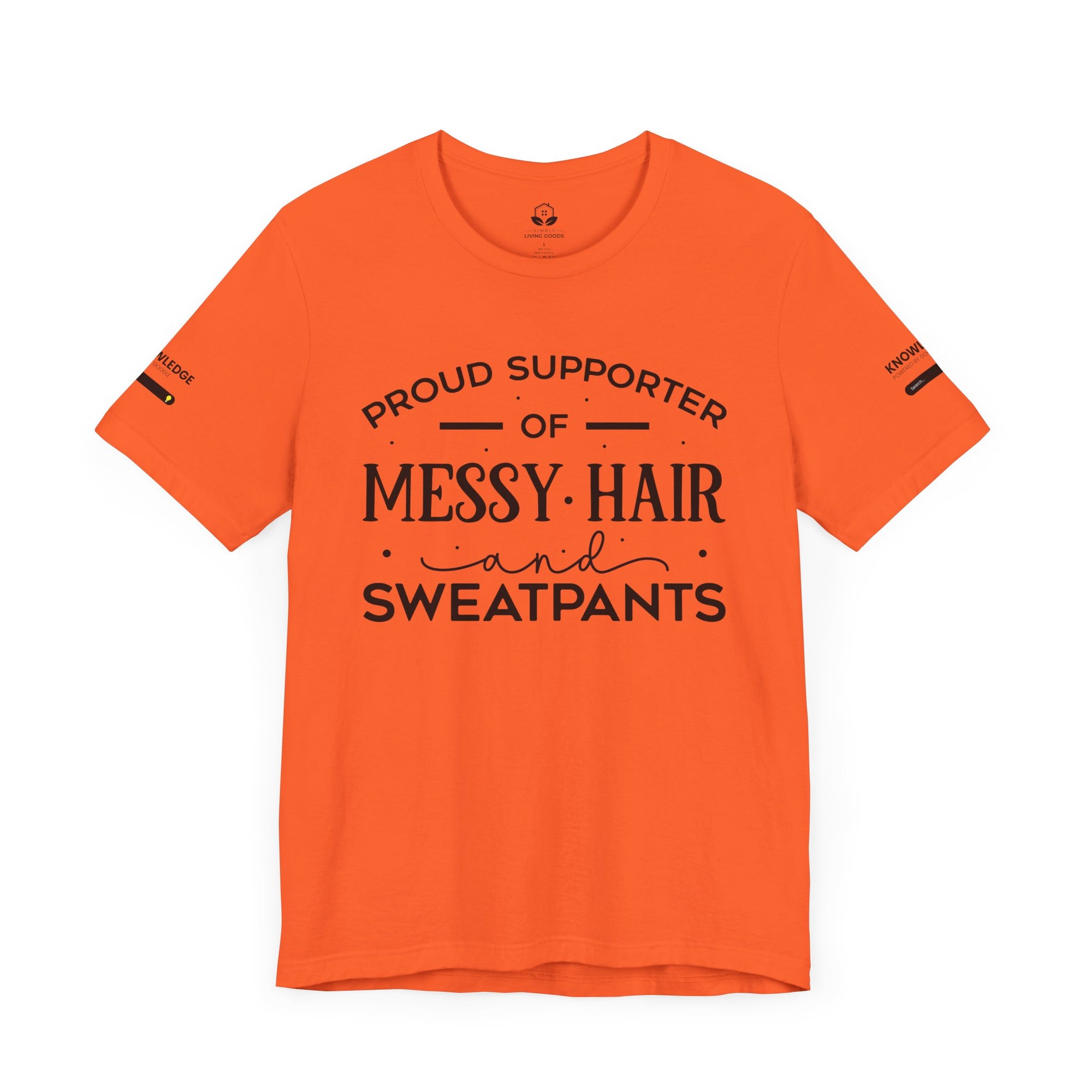 Unisex Jersey Tee with 'Messy Hair' Quote - Perfect for Everyday Wear